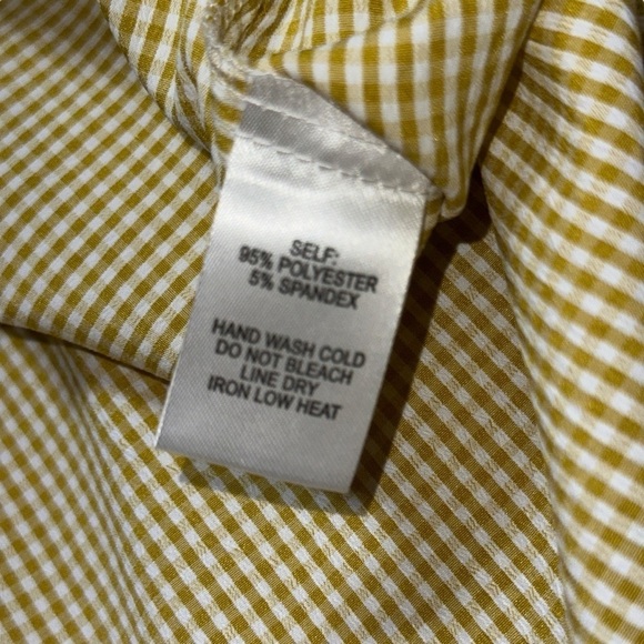 Lulu’s Lunch Date Yellow Gingham Bell Sleeve Mini Dress Women’s US M - Picture 6 of 9